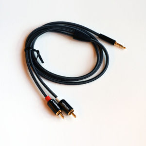 Signalkabel med 3.5mm jack til 2 stk. RCA plugger