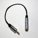 6.35mm til 3.5mm hodetelefon adapter